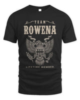 ROWENA TP06-K82 – Personalized Classic Style Apparel “Team NAME Lifetime Member” - Unisex Standard T-Shirt - Black