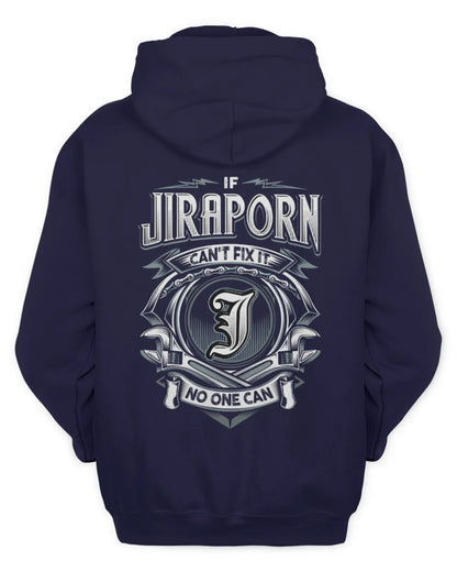 JIRAPORN AP81-K4-626 - Personalized Ahmed Quote Apparel “If Ahmed Can't Fix It, No One Can” - Unisex Hoodie - Navy