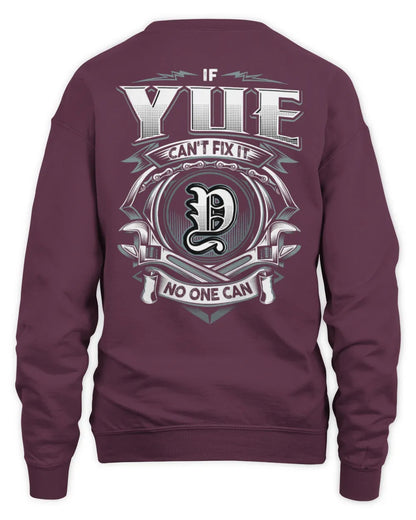 YUE AP81-K4-626 - Personalized Ahmed Quote Apparel “If Ahmed Can't Fix It, No One Can” - Unisex Sweatshirt - Maroon