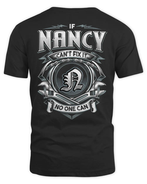 NANCY AP81-K4-626 - Personalized Ahmed Quote Apparel “If Ahmed Can't Fix It, No One Can” - Unisex Standard T-Shirt - Black