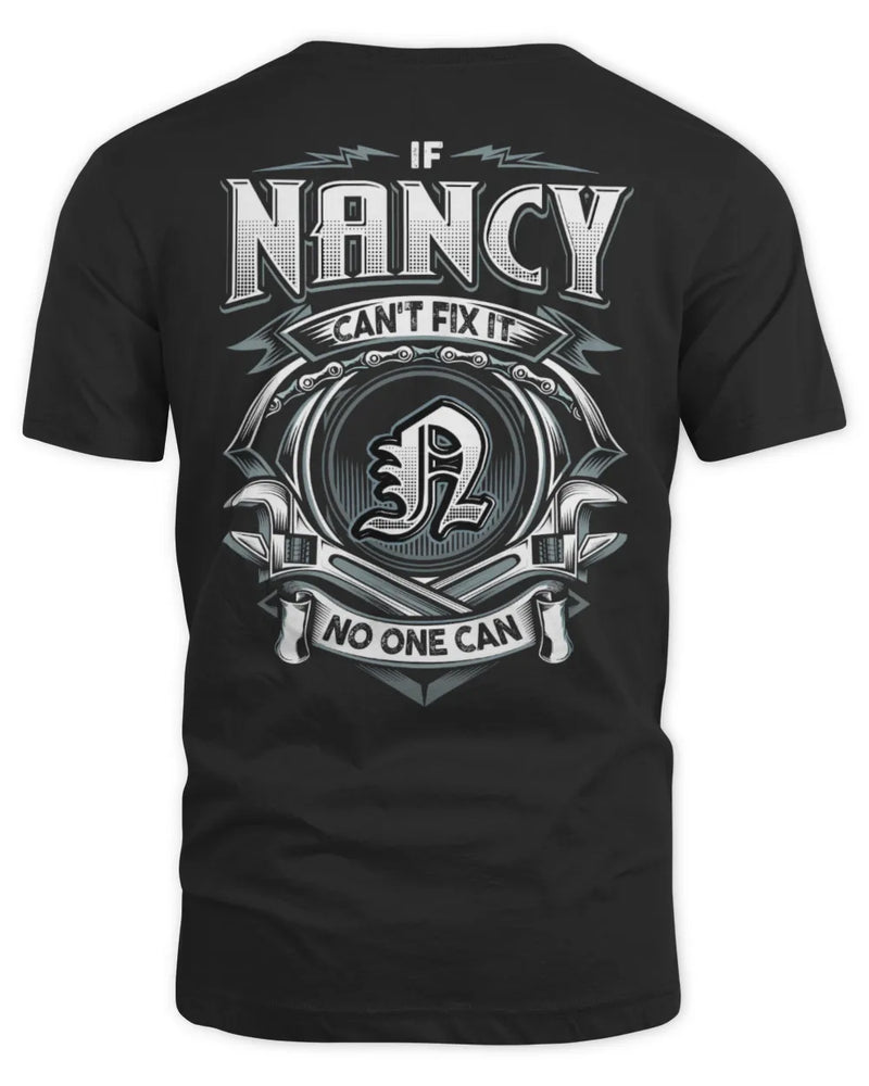 NANCY AP81-K4-626 - Personalized Ahmed Quote Apparel “If Ahmed Can't Fix It, No One Can” - Unisex Standard T-Shirt - Black
