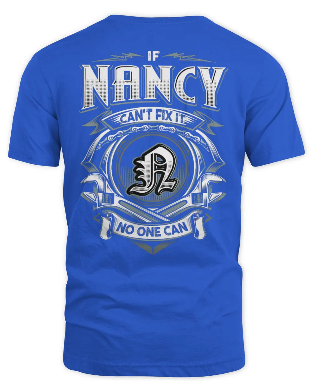 NANCY AP81-K4-626 - Personalized Ahmed Quote Apparel “If Ahmed Can't Fix It, No One Can” - Unisex Standard T-Shirt - Royal