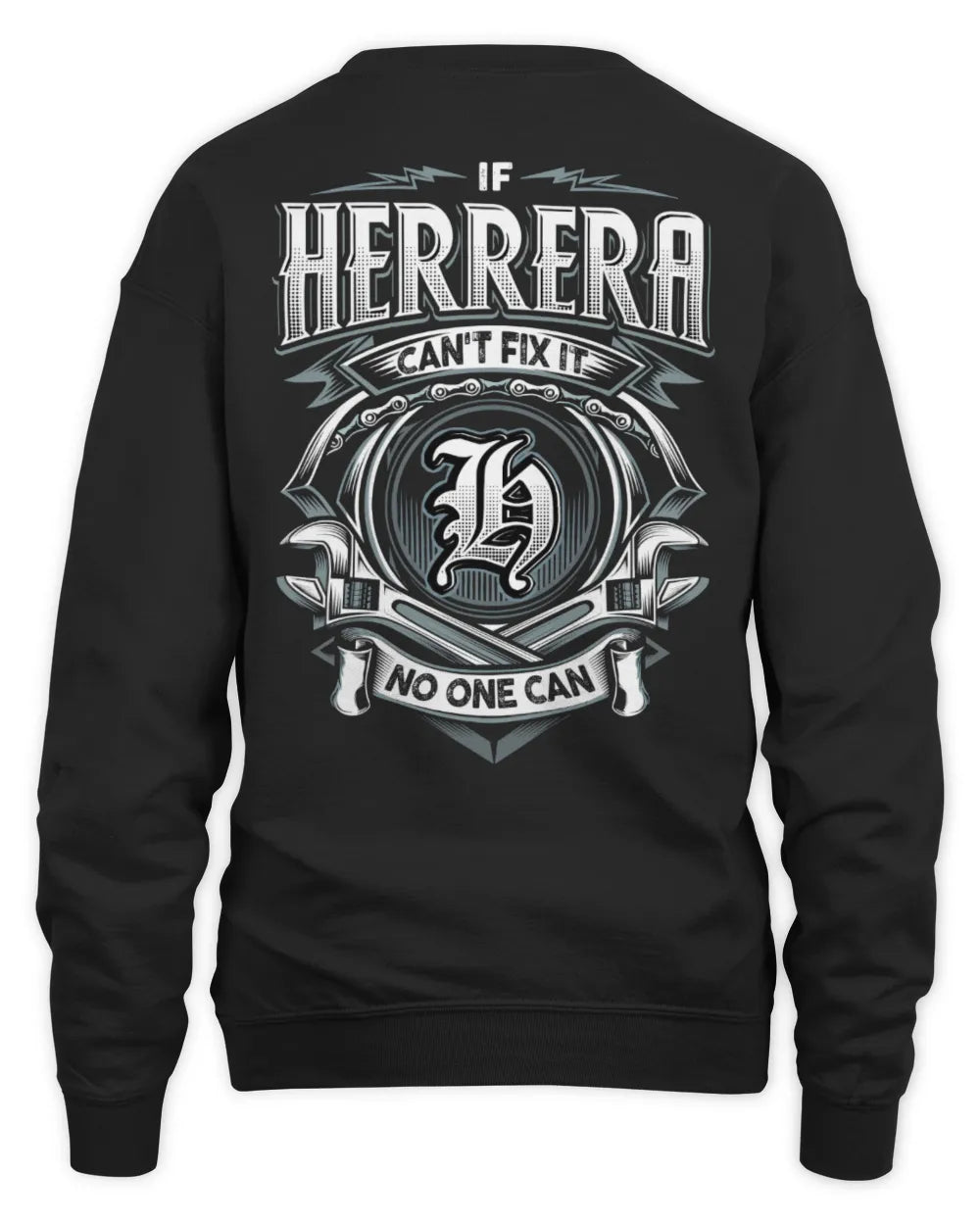 HERRERA AP81-K4-626 - Personalized Ahmed Quote Apparel “If Ahmed Can't Fix It, No One Can” - Unisex Sweatshirt - Black