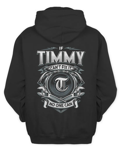 TIMMY AP81-K4-626 - Personalized Ahmed Quote Apparel “If Ahmed Can't Fix It, No One Can” - Unisex Hoodie - Black