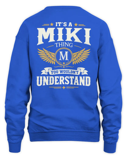 MIKI KT06-M008 It’s a [NAME] Thing – You Wouldn’t Understand | Personalized Vintage T-Shirt - Unisex Sweatshirt - Royal