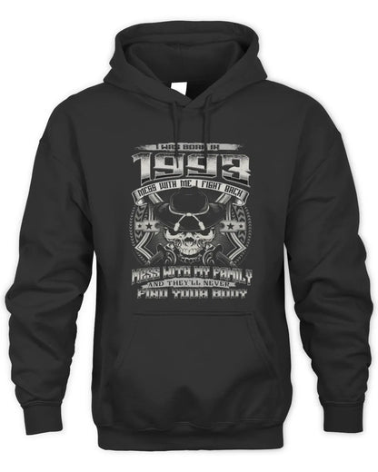 1993 HH89-K2 – Protective Family Quote T-Shirt - Unisex Hoodie - Black