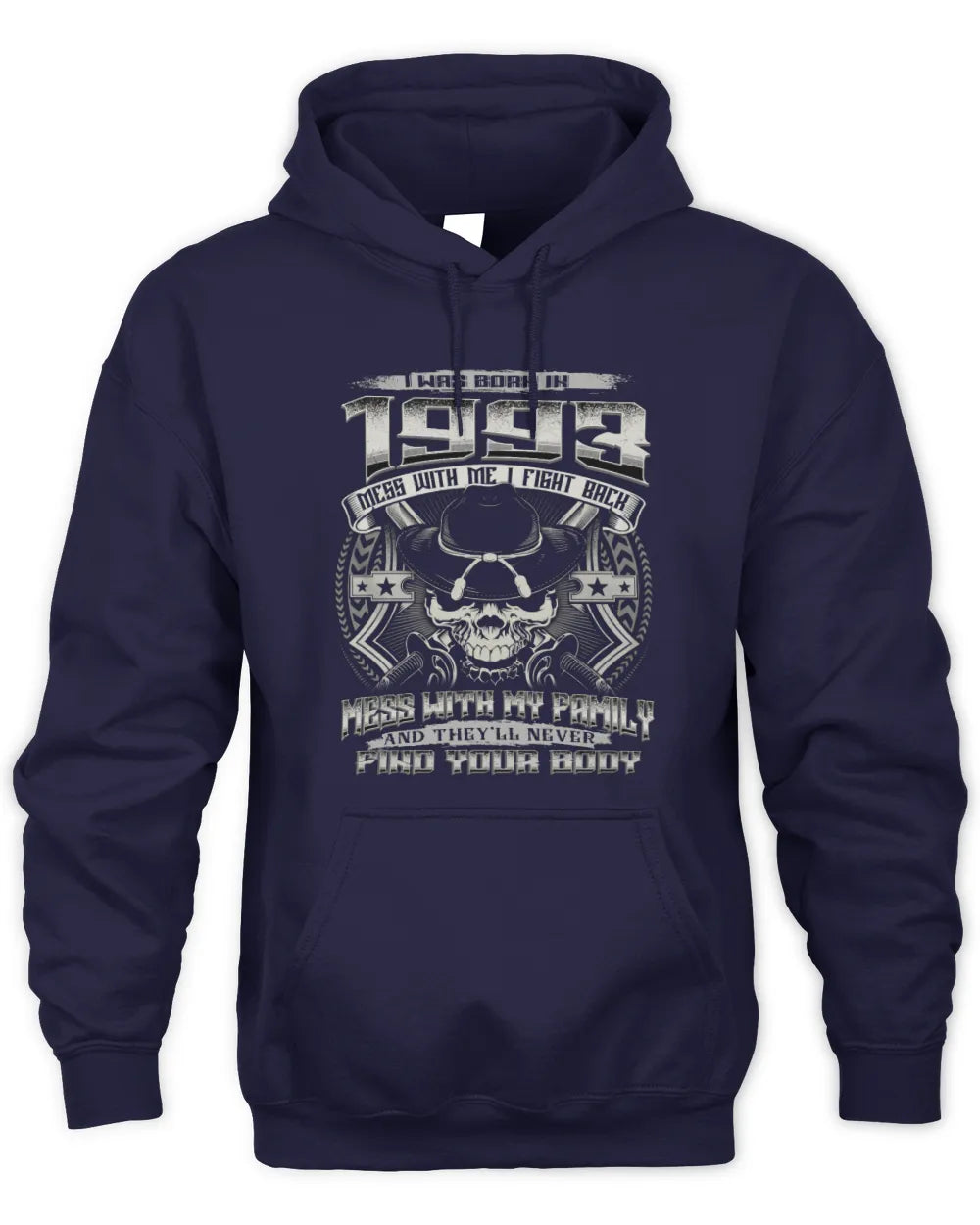 1993 HH89-K2 – Protective Family Quote T-Shirt - Unisex Hoodie - Navy