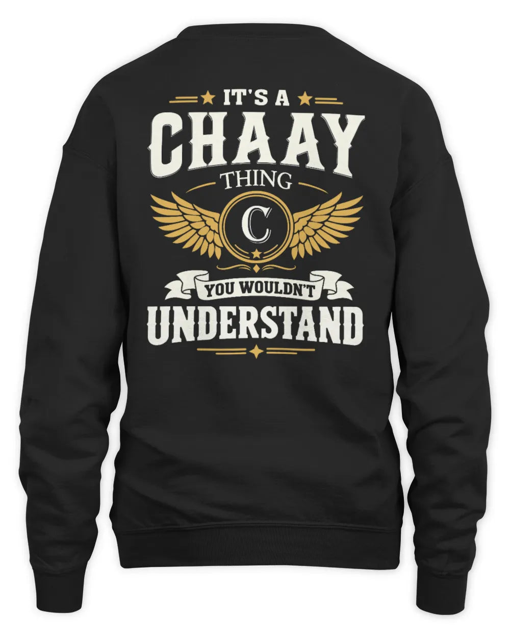 CHAAY KT06-M008 It’s a [NAME] Thing – You Wouldn’t Understand | Personalized Vintage T-Shirt - Unisex Sweatshirt - Black