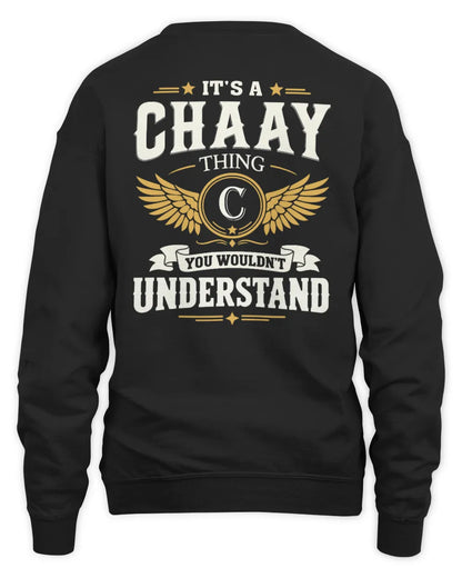 CHAAY KT06-M008 It’s a [NAME] Thing – You Wouldn’t Understand | Personalized Vintage T-Shirt - Unisex Sweatshirt - Black