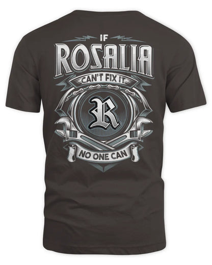 ROSALIA AP81-K4-626 - Personalized Ahmed Quote Apparel “If Ahmed Can't Fix It, No One Can” - Unisex Standard T-Shirt - Dark Chocolate