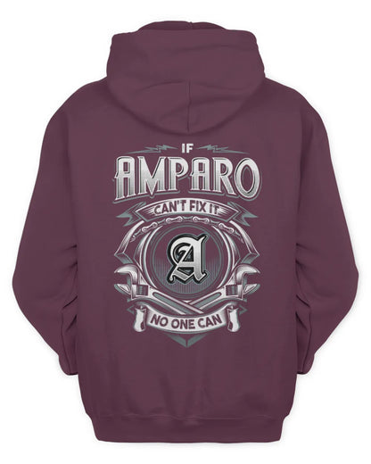 AMPARO AP81-K4-626 - Personalized Ahmed Quote Apparel “If Ahmed Can't Fix It, No One Can” - Unisex Hoodie - Maroon