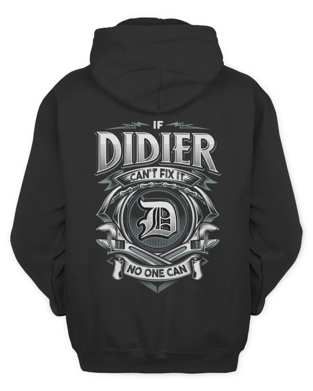 DIDIER AP81-K4-626 - Personalized Ahmed Quote Apparel “If Ahmed Can't Fix It, No One Can” - Unisex Hoodie - Black