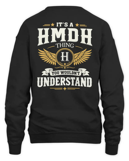 HMDH KT06-M008 It’s a [NAME] Thing – You Wouldn’t Understand | Personalized Vintage T-Shirt - Unisex Sweatshirt - Black