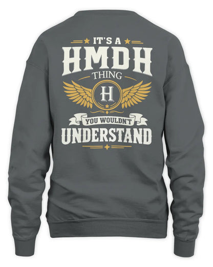 HMDH KT06-M008 It’s a [NAME] Thing – You Wouldn’t Understand | Personalized Vintage T-Shirt - Unisex Sweatshirt - Charcoal