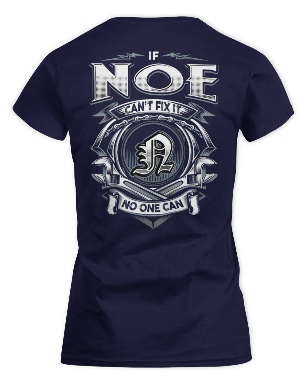 NOE AP81-K4-626 - Personalized Ahmed Quote Apparel “If Ahmed Can't Fix It, No One Can” - Women's Standard T-Shirt - Navy