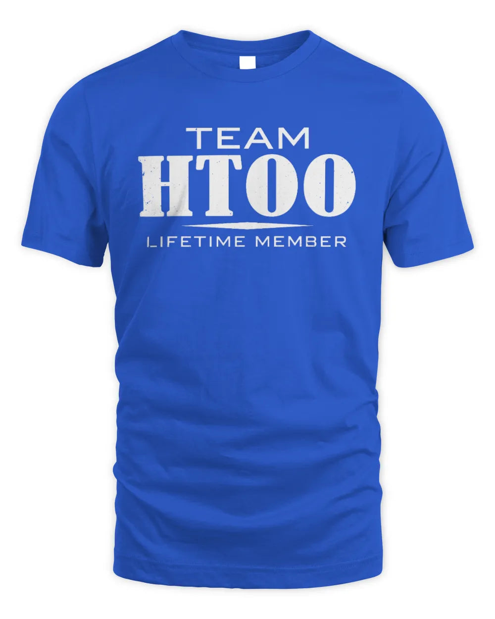 HTOO BL62-K4-128 - Personalized “Team NAME Lifetime Member” - Unisex Standard T-Shirt - Royal