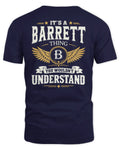 BARRETT KT06-M008 It’s a [NAME] Thing – You Wouldn’t Understand | Personalized Vintage T-Shirt - Unisex Standard T-Shirt - Navy