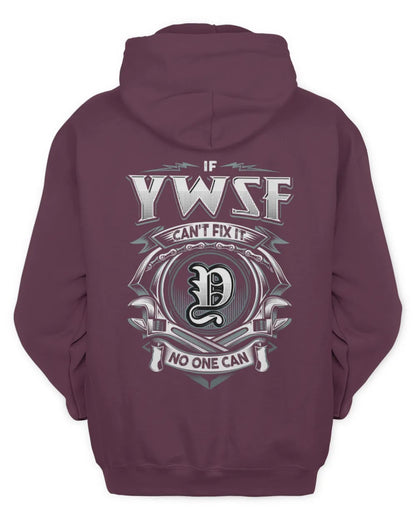 YWSF AP81-K4-626 - Personalized Ahmed Quote Apparel “If Ahmed Can't Fix It, No One Can” - Unisex Hoodie - Maroon
