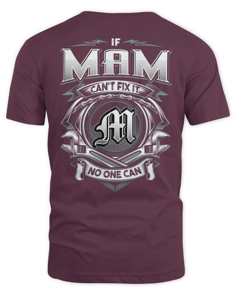 MAM AP81-K4-626 - Personalized Ahmed Quote Apparel “If Ahmed Can't Fix It, No One Can” - Unisex Standard T-Shirt - Maroon