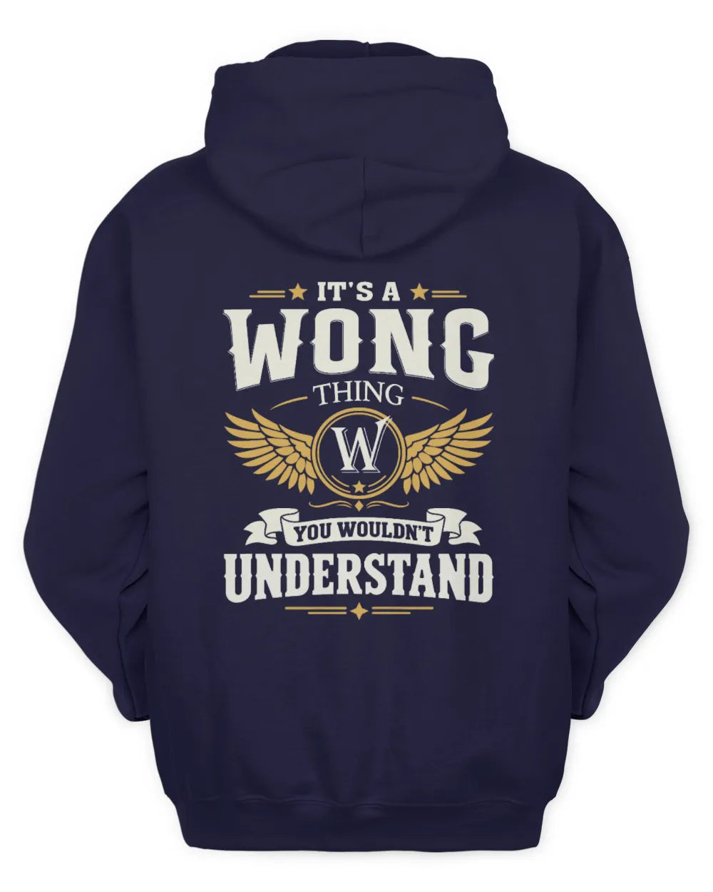 WONG KT06-M008 It’s a [NAME] Thing – You Wouldn’t Understand | Personalized Vintage T-Shirt - Unisex Hoodie - Navy