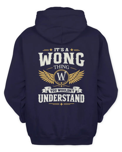 WONG KT06-M008 It’s a [NAME] Thing – You Wouldn’t Understand | Personalized Vintage T-Shirt - Unisex Hoodie - Navy