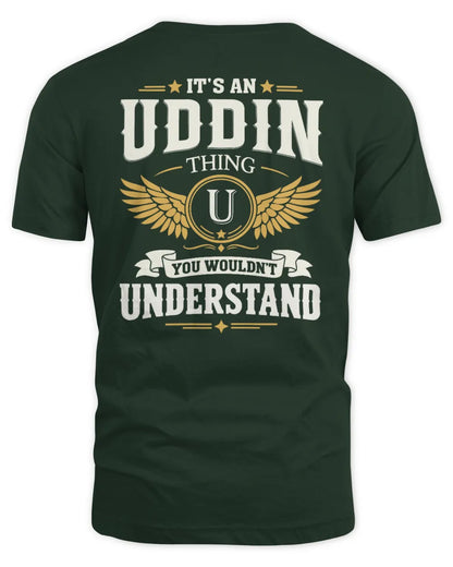UDDIN KT06-M008 It’s a [NAME] Thing – You Wouldn’t Understand | Personalized Vintage T-Shirt - Unisex Standard T-Shirt - Forest Green