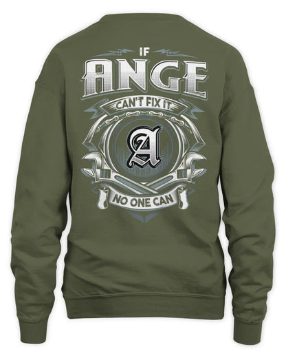 ANGE AP81-K4-626 - Personalized Ahmed Quote Apparel “If Ahmed Can't Fix It, No One Can” - Unisex Sweatshirt - Military Green