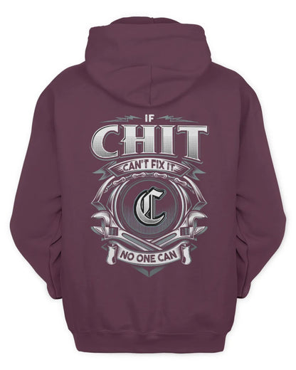 CHIT AP81-K4-626 - Personalized Ahmed Quote Apparel “If Ahmed Can't Fix It, No One Can” - Unisex Hoodie - Maroon