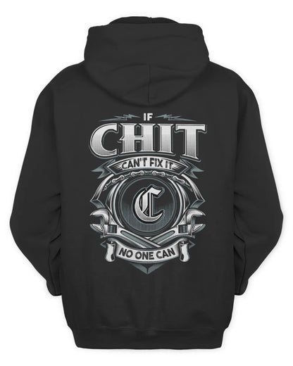 CHIT AP81-K4-626 - Personalized Ahmed Quote Apparel “If Ahmed Can't Fix It, No One Can” - Unisex Hoodie - Black