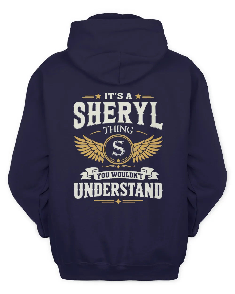 SHERYL KT06-M008 It’s a [NAME] Thing – You Wouldn’t Understand | Personalized Vintage T-Shirt - Unisex Hoodie - Navy