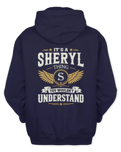 SHERYL KT06-M008 It’s a [NAME] Thing – You Wouldn’t Understand | Personalized Vintage T-Shirt - Unisex Hoodie - Navy
