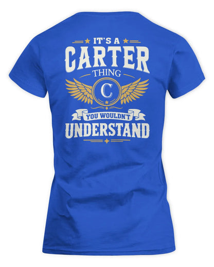 CARTER KT06-M008 It’s a [NAME] Thing – You Wouldn’t Understand | Personalized Vintage T-Shirt - Women's Standard T-Shirt - Royal