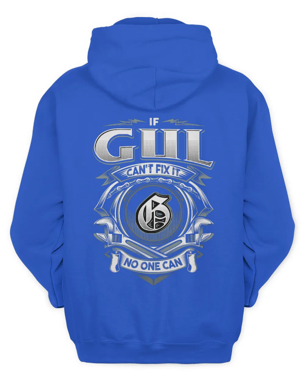GUL AP81-K4-626 - Personalized Ahmed Quote Apparel “If Ahmed Can't Fix It, No One Can” - Unisex Hoodie - Royal
