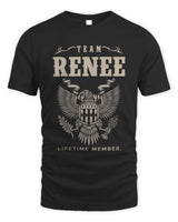 RENEE TP06-K82 – Personalized Classic Style Apparel “Team NAME Lifetime Member” - Unisex Standard T-Shirt - Black