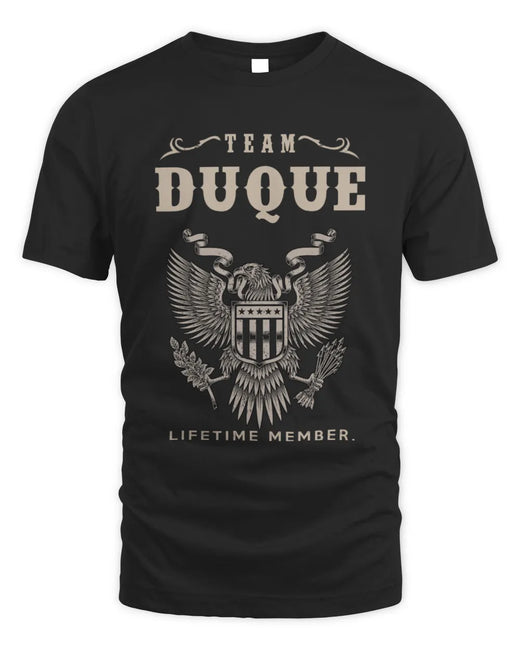 DUQUE TP06-K82 – Personalized Classic Style Apparel “Team NAME Lifetime Member”