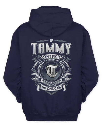TAMMY AP81-K4-626 - Personalized Ahmed Quote Apparel “If Ahmed Can't Fix It, No One Can” - Unisex Hoodie - Navy