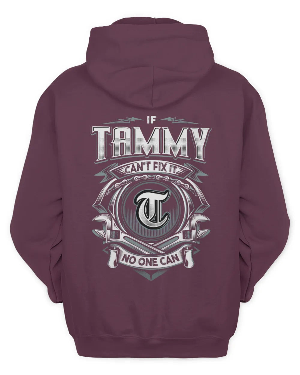 TAMMY AP81-K4-626 - Personalized Ahmed Quote Apparel “If Ahmed Can't Fix It, No One Can” - Unisex Hoodie - Maroon