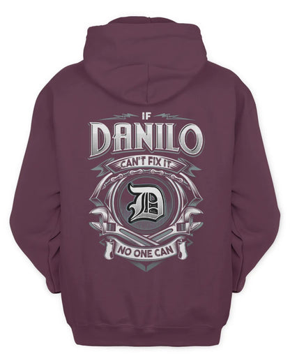 DANILO AP81-K4-626 - Personalized Ahmed Quote Apparel “If Ahmed Can't Fix It, No One Can” - Unisex Hoodie - Maroon