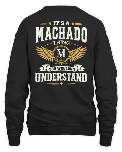 MACHADO KT06-M008 It’s a [NAME] Thing – You Wouldn’t Understand | Personalized Vintage T-Shirt - Unisex Sweatshirt - Black