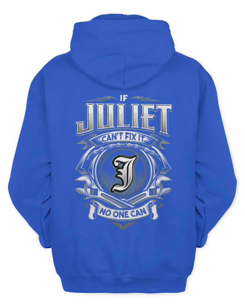 JULIET AP81-K4-626 - Personalized Ahmed Quote Apparel “If Ahmed Can't Fix It, No One Can” - Unisex Hoodie - Royal