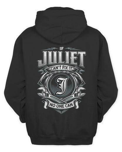 JULIET AP81-K4-626 - Personalized Ahmed Quote Apparel “If Ahmed Can't Fix It, No One Can” - Unisex Hoodie - Black