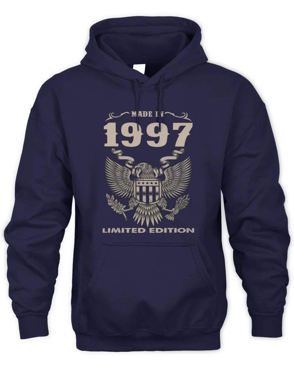 1997 HH89-K2 – Classic Birth Year Limited Edition T-Shirt - Unisex Hoodie - Navy