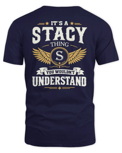 STACY KT06-M008 It’s a [NAME] Thing – You Wouldn’t Understand | Personalized Vintage T-Shirt - Unisex Standard T-Shirt - Navy