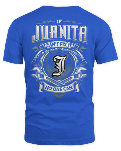 JUANITA AP81-K4-626 - Personalized Ahmed Quote Apparel “If Ahmed Can't Fix It, No One Can” - Unisex Standard T-Shirt - Royal