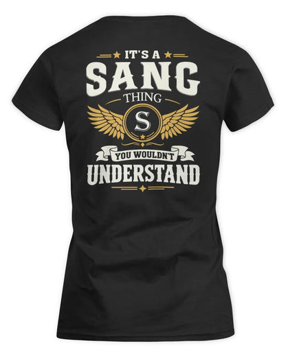 SANG KT06-M008 It’s a [NAME] Thing – You Wouldn’t Understand | Personalized Vintage T-Shirt - Women's Standard T-Shirt - Black