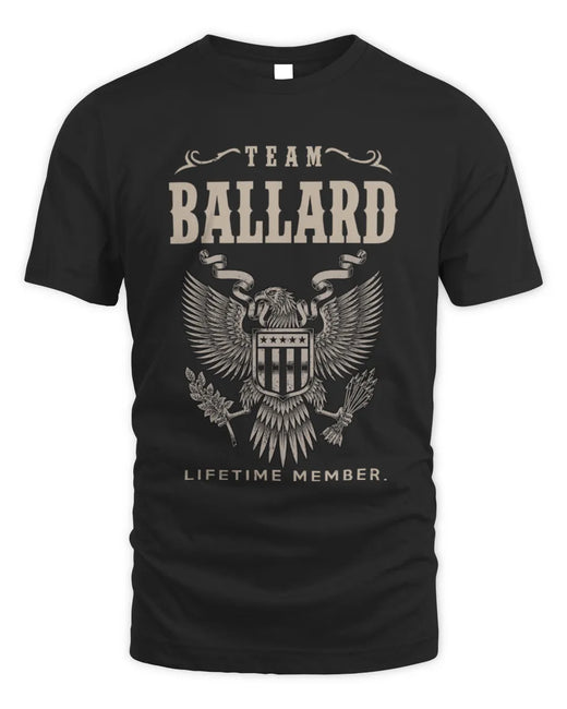 BALLARD TP06-K82 – Personalized Classic Style Apparel “Team NAME Lifetime Member”