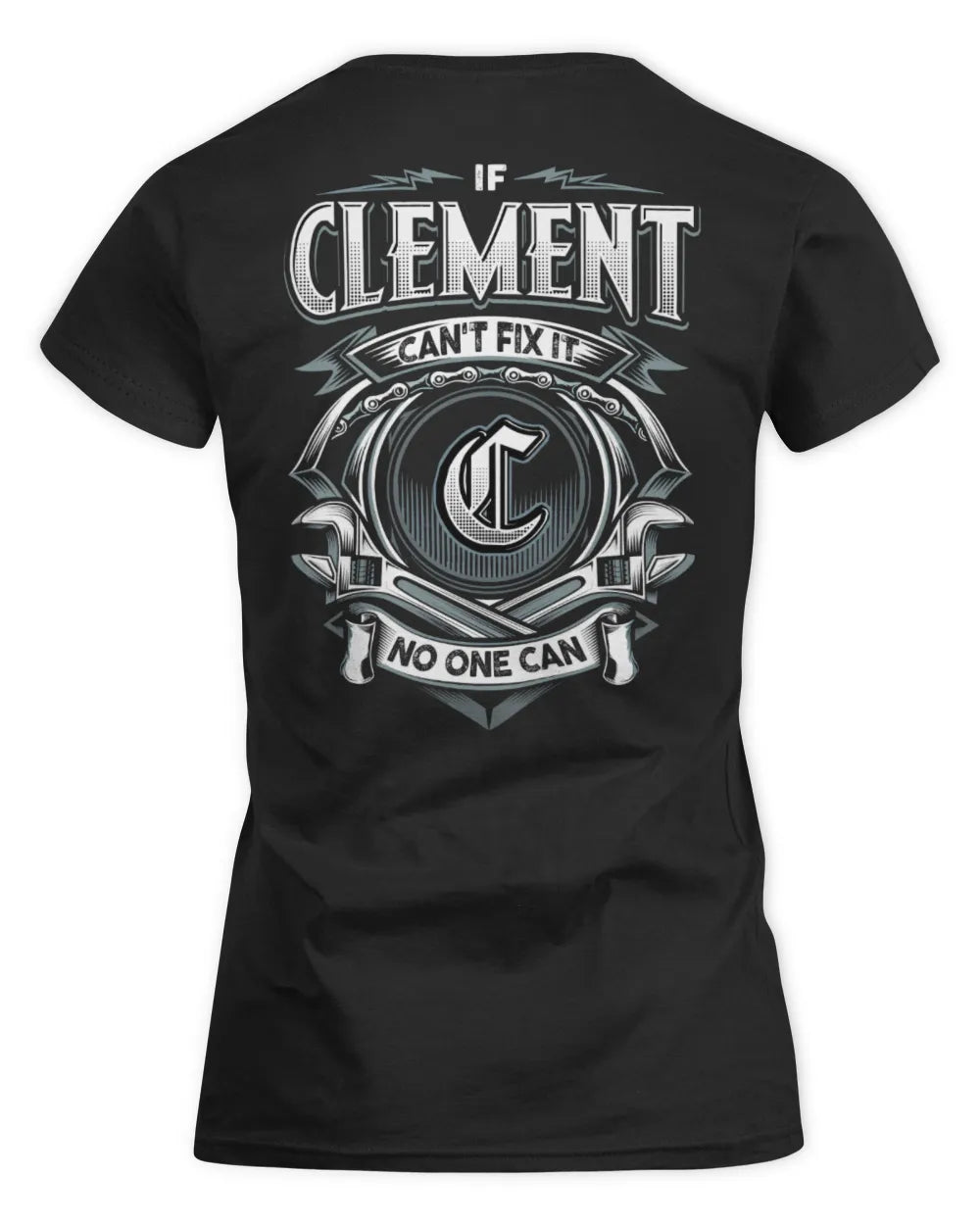 CLEMENT AP81-K4-626 - Personalized Ahmed Quote Apparel “If Ahmed Can't Fix It, No One Can” - Women's Standard T-Shirt - Black