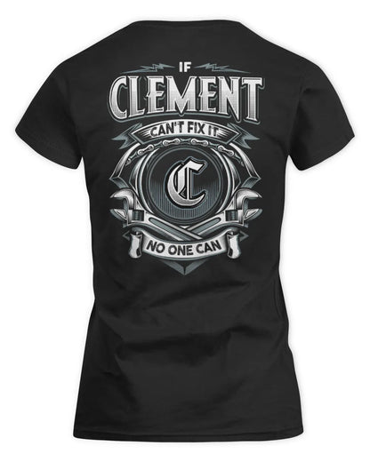 CLEMENT AP81-K4-626 - Personalized Ahmed Quote Apparel “If Ahmed Can't Fix It, No One Can” - Women's Standard T-Shirt - Black