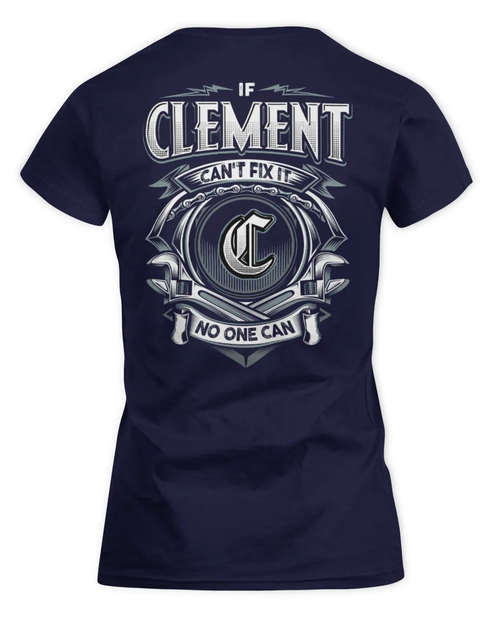 CLEMENT AP81-K4-626 - Personalized Ahmed Quote Apparel “If Ahmed Can't Fix It, No One Can” - Women's Standard T-Shirt - Navy