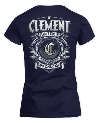 CLEMENT AP81-K4-626 - Personalized Ahmed Quote Apparel “If Ahmed Can't Fix It, No One Can” - Women's Standard T-Shirt - Navy